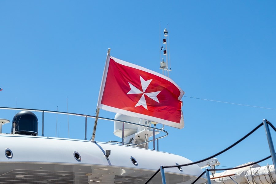 Yacht With Malta Flag | Praxis